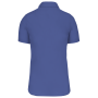Dames Poplin Blouse Korte Mouwen Cobalt Blue 3XL