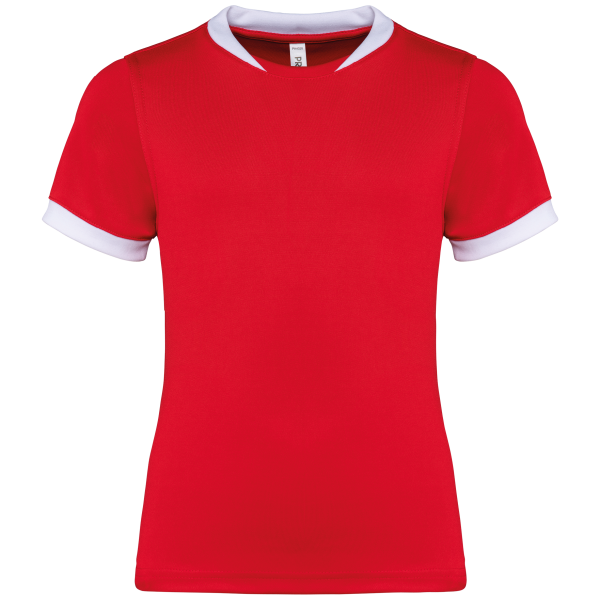 Kinder rugbyshirt met korte mouwen Sporty Red 4/6 jaar Kinder rugbyshirt met korte mouwen Sporty Red 4/6 jaar