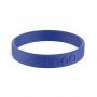Gepersonaliseerde siliconen polsbandjes (12 mm breed)