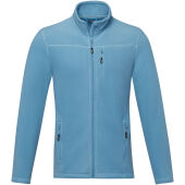 Amber GRS gerecycled heren fleece jas met volledige rits - NXT-blauw - XS