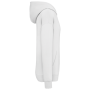 Ecologische uniseks oversized sweater met capuchon White XXS