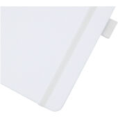 Honua A5 notitieboek van gerecycled papier met gerecyclede PET cover - Wit