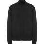 Ulan unisex sweater met volledige rits - Zwart - 3XL