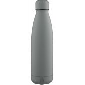 Gerecyclede dubbelwandige drinkfles 500 ml Sunny - grijs