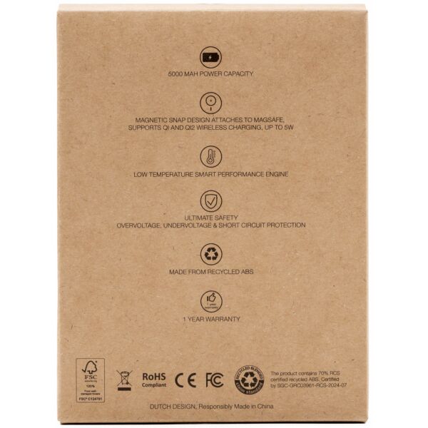 BrandCharger Powercharge Air draadloze powerbank zwart BrandCharger Powercharge Air draadloze powerbank zwart