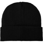 Boreas beanie met patch - Zwart Boreas beanie met patch - Zwart