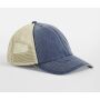 6 PANEL VINTAGE TRUCKER, VINTAGE DENIM/STONE, One size, BEECHFIELD