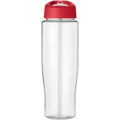 H2O Active® Tempo 700 ml sportfles met fliptuitdeksel - Transparent/Rood