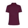 Poloshirt | stretch | dames - Bordeaux, XS