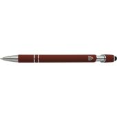Recyclede aluminium balpen Primo rood