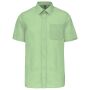 Ace - Heren overhemd korte mouwen Pistachio Green 6XL