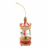 WHIRL - Houten carrousel ornament - Goud