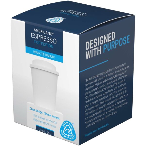 Americano® Espresso POP beker van 250 ml - Zwart Americano® Espresso POP beker van 250 ml - Zwart