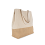 Shopper van jute- & katoencanvas Natural One Size