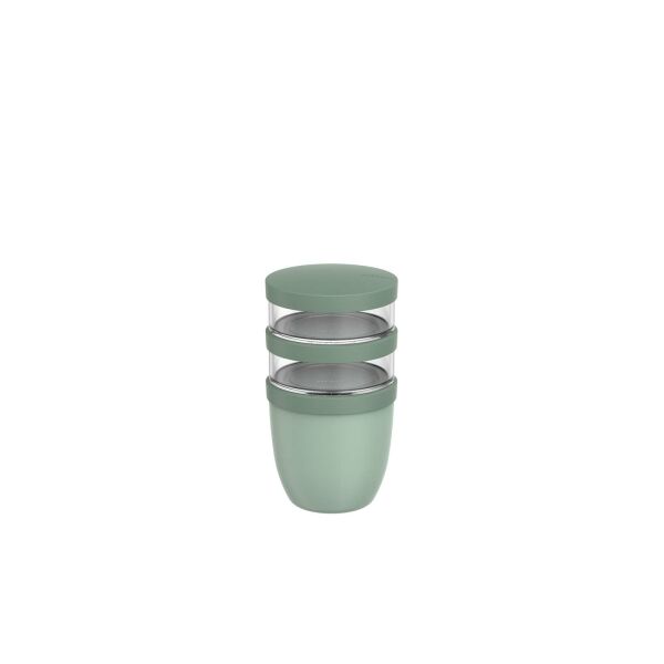 Mepal Ellipse 3 delige 500 ml + 2 x 200 ml geïsoleerde lunchpot - Saliegroen Mepal Ellipse 3 delige 500 ml + 2 x 200 ml geïsoleerde lunchpot - Saliegroen