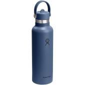 Hydro Flask Standard Mouth 621 ml geïsoleerde roestvrijstalen waterfles - Middenblauw