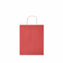 PAPER TONE M - Medium papieren geschenktas - Rood