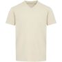 Balfour 200 g/m² unisex OCS organisch T-shirt met korte mouwen en V-hals - Zandsteen - 3XS