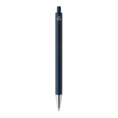 Amisk RCS certificeret genanvendt aluminium pen, blå