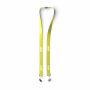 Polyester Pantone-gematchte zeefdruk keycord met 2 clips