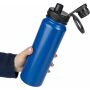 Roestvrijstalen dubbelwandige fles (800 ml) Zinnia zwart