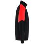 Zip Sweater Bicolor Redefined 306111 Black-Brightred XXL