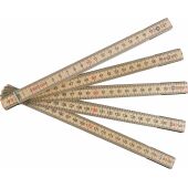 Berkenhouten opvouwbare duimstok Ezio bruin