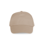First - 5 panels cap Beige One Size