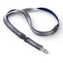 Afneembare polyester keycord met reflecterende overlay