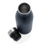 RCS gerecycled roestvrijstalen luxe waterfles, donkerblauw