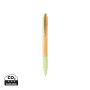 Bamboe & tarwestro pen, groen