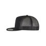 7 Panel Classic Trucker Cap - Black/Black - One Size