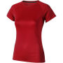Niagara cool fit dames t-shirt met korte mouwen - Rood - XS Niagara cool fit dames t-shirt met korte mouwen - Rood - XS