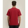 Reeser - Heavy gerecycled katoen blend T-overhemd met een modern look - Passionate Red (3XL)