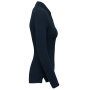 Damespolo lange mouwen Navy 3XL