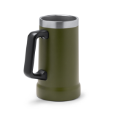 RONIN Dubbelwandige Kan van gerecycled RVS, 700ml - middengroen RONIN Dubbelwandige Kan van gerecycled RVS, 700ml - middengroen