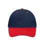 5 Panel Sandwich Cap navy/red/navy one size