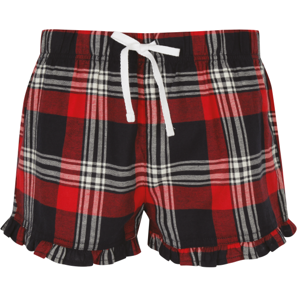 Women's Tartan Frill Lounge Shorts