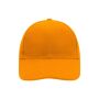 6 Panel Cap Laminated orange one size