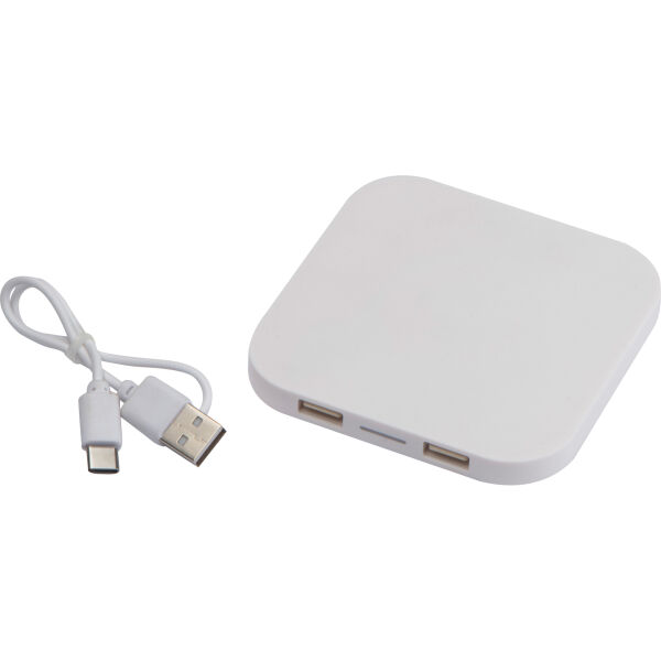 Draadloos laadstation met 2 USB-poorten Draadloos laadstation met 2 USB-poorten