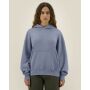 Chaser Vintage - De unisex relaxed garment-dyed hoodie - G. Dyed Blue Grey (XXS)