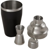 Gaudie gerecyclede roestvrijstalen cocktailshaker - Zwart