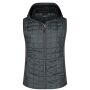 Ladies' Knitted Hybrid Vest grey melange/anthracite melange S