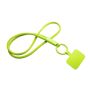 Tubyard lanyard telefoonhouder met gerecyclede plastic buis - Geel