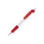 Balpen Vegetal Pen Clear transparant - Frosted Rood