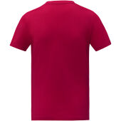 Somoto Heren T-shirt met V-hals en korte mouwen - Rood - M