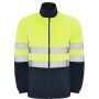 Altair Hi-Viz Fleece Jacket navy blue/fluor yellow S