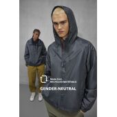 B&C Reset Lined Windbreaker, Dark Grey, 3XL