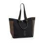 BEAU AWARE™ 400gsm recycled canvas all-round shopper, zwart