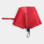 Opvouwbare, uit 2 secties bestaande manueel te openen paraplu REGULAR rood